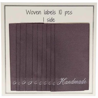 Go Handmade Vævet Label, Handmade, 60 x 32 mm, 10 stk